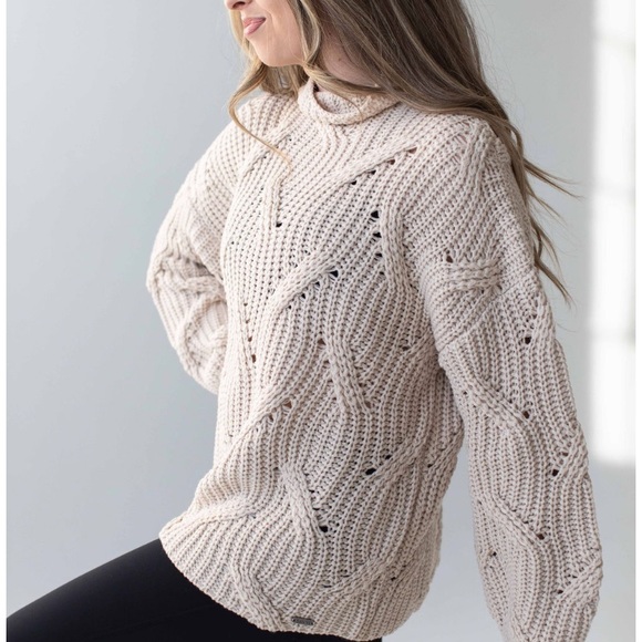 Savvi Jessie Sweater / chunky boho sweater - Picture 3 of 10